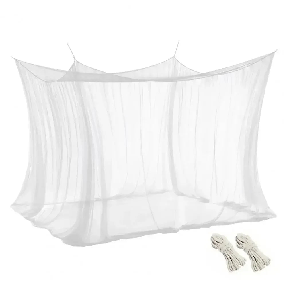 Bed Canopy Mosquito Net 4 Corners Mosquito Net for Bed Rectangular Bed Canopy Mesh Outdoor Camping Mosquito Netting for Home