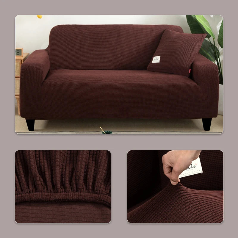 Elastic Jacquard Sofa Cover 1/2/3/4/5 Seater Couch Cover Sofa Covers Versatile Furniture Protection Slipcover For Living Room