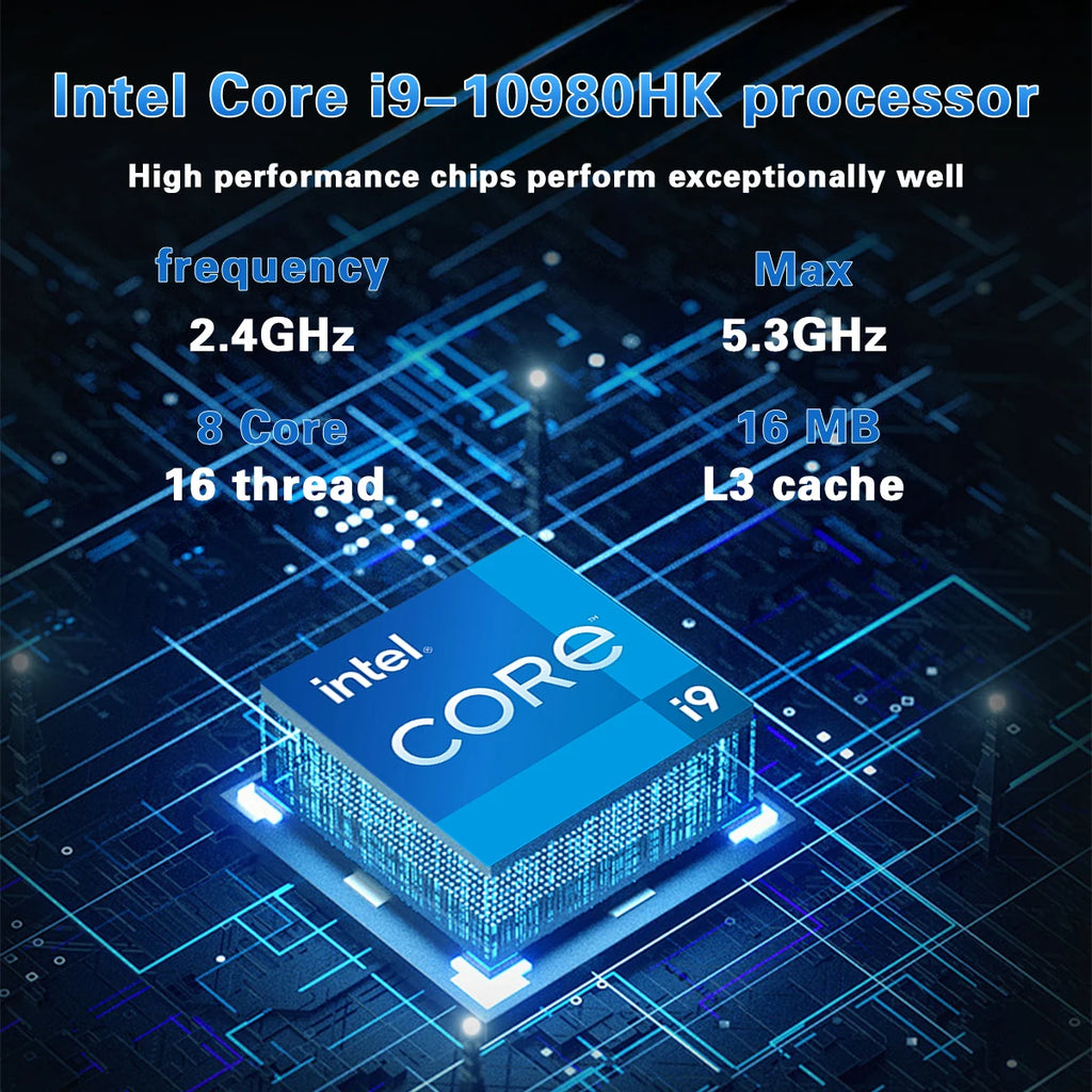 2026 Intel Core I9 10980HK 9900U Laptop Windows 11 Pro