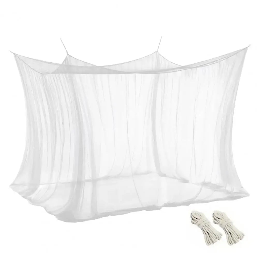 Bed Canopy Mosquito Net 4 Corners Mosquito Net for Bed Rectangular Bed Canopy Mesh Outdoor Camping Mosquito Netting for Home
