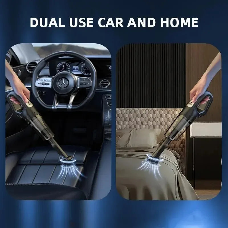 Portable Cordless Car Vacuum USB Recharge Handheld