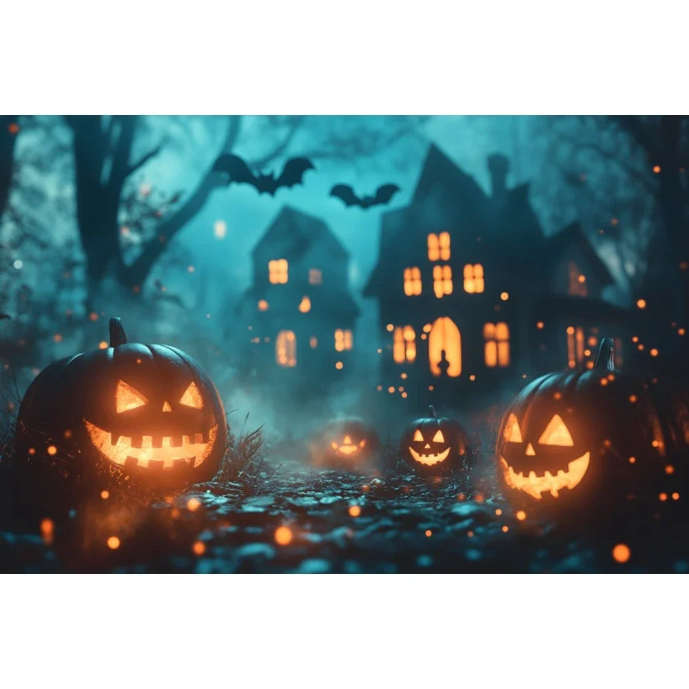 Halloween Backdrop Party Decoration Photo Banner Photography Background Props for Halloween Night Party Decoration Supplies
