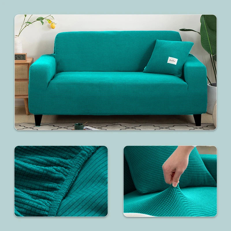 Elastic Jacquard Sofa Cover 1/2/3/4/5 Seater Couch Cover Sofa Covers Versatile Furniture Protection Slipcover For Living Room