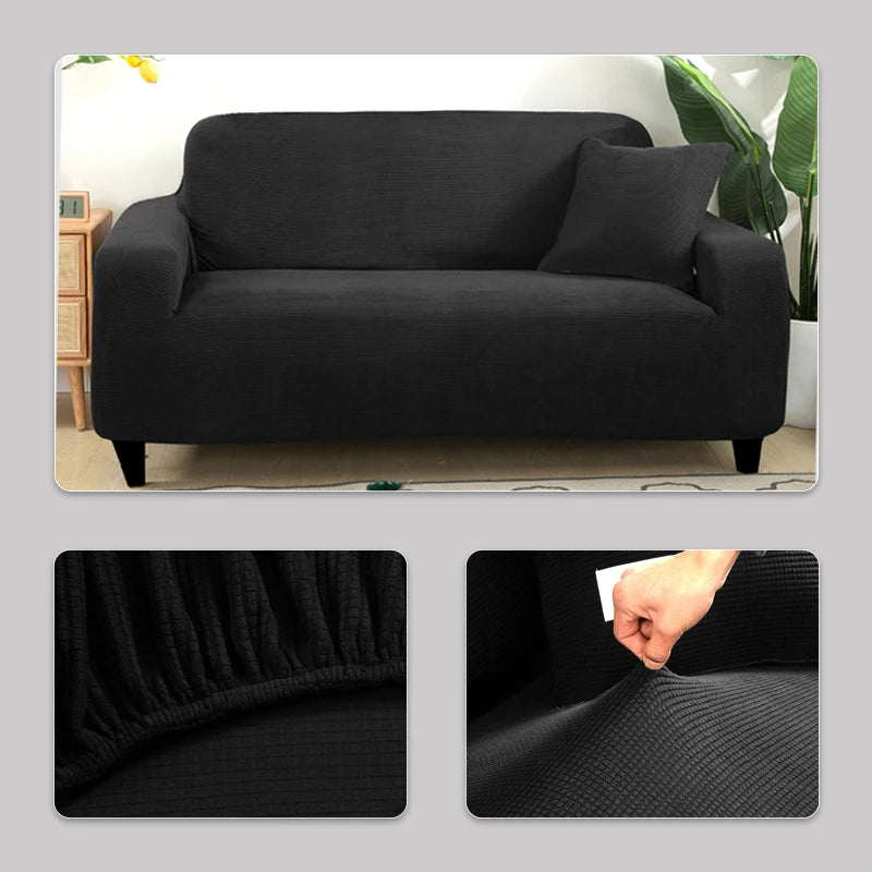 Elastic Jacquard Sofa Cover 1/2/3/4/5 Seater Couch Cover Sofa Covers Versatile Furniture Protection Slipcover For Living Room