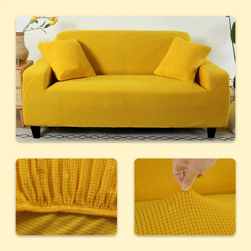 Elastic Jacquard Sofa Cover 1/2/3/4/5 Seater Couch Cover Sofa Covers Versatile Furniture Protection Slipcover For Living Room