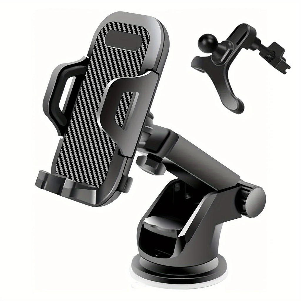 2-in-1 Universal Car Phone Mount for phone 4-6.5 inches