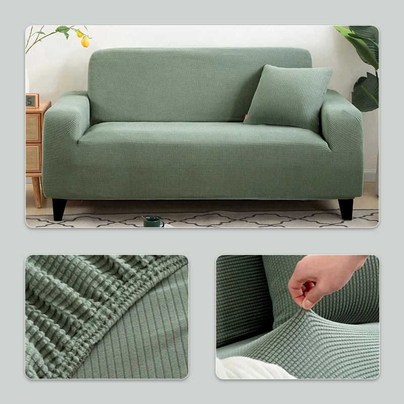 Elastic Jacquard Sofa Cover 1/2/3/4/5 Seater Couch Cover Sofa Covers Versatile Furniture Protection Slipcover For Living Room