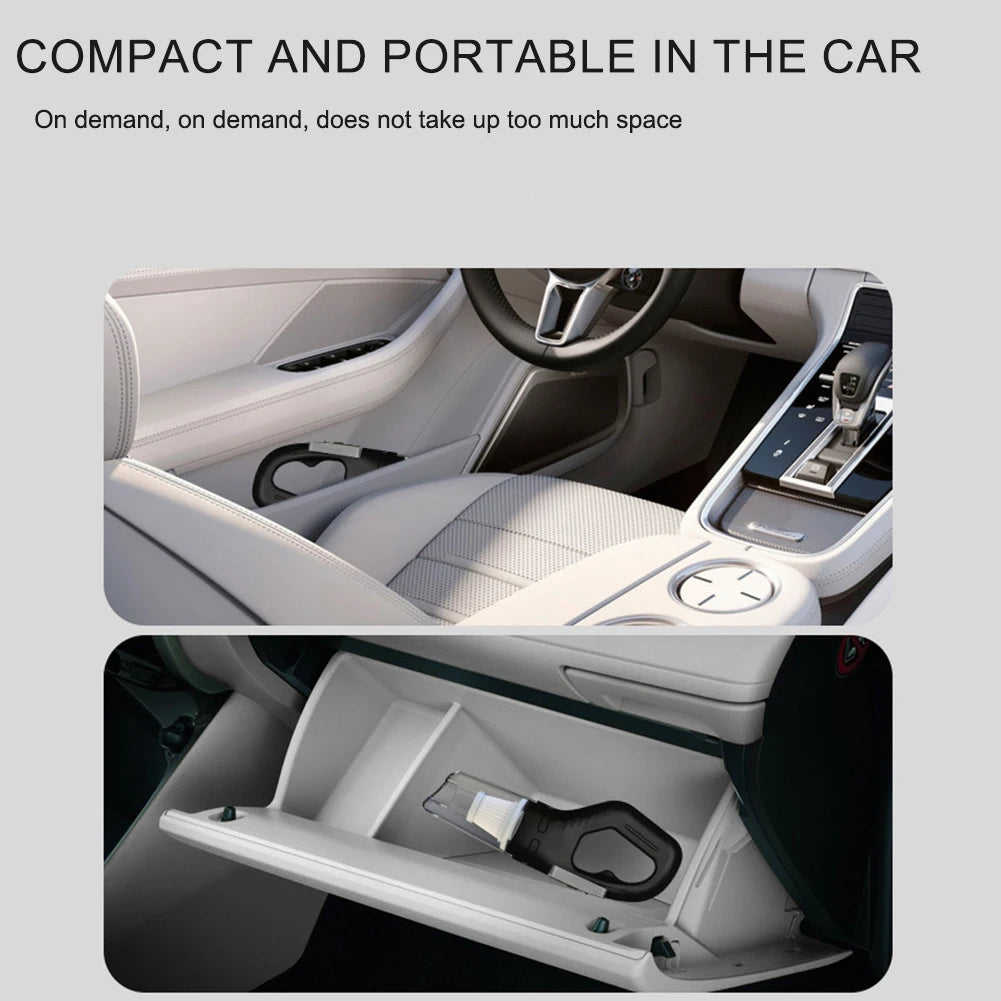 Portable Cordless Car Vacuum USB Recharge Handheld