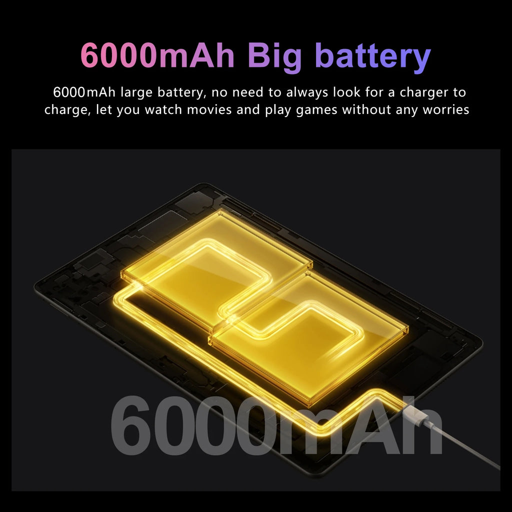 2026 Android Tablets 10.1 Inch Octa Core 6GB RAM