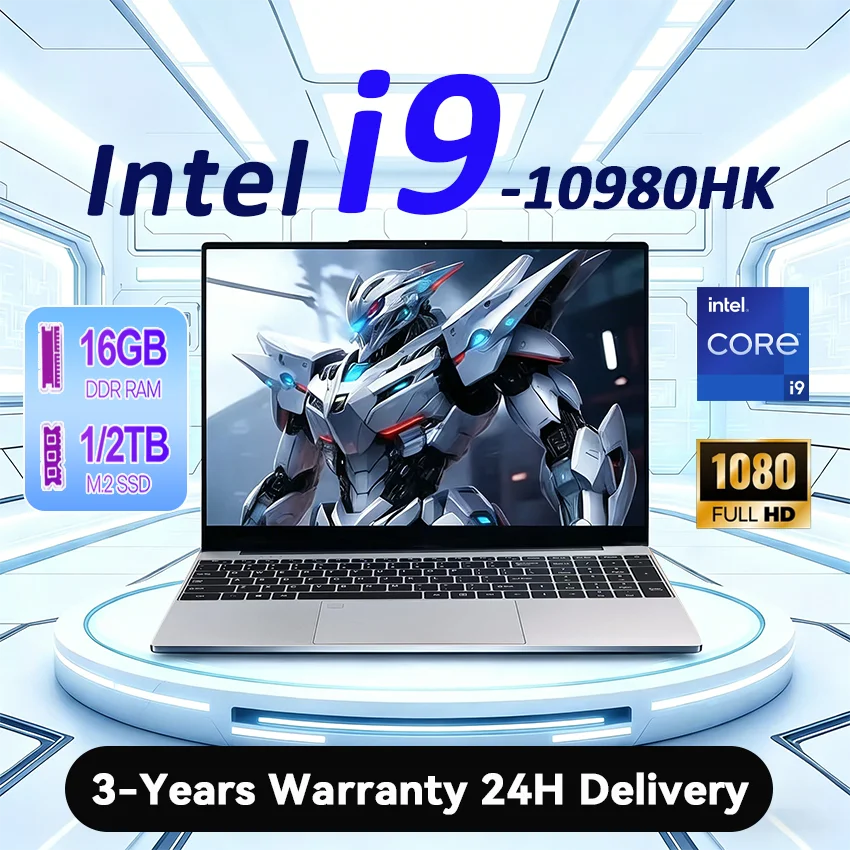 2026 Backlit Fingerprint Unlock Laptop Intel i9