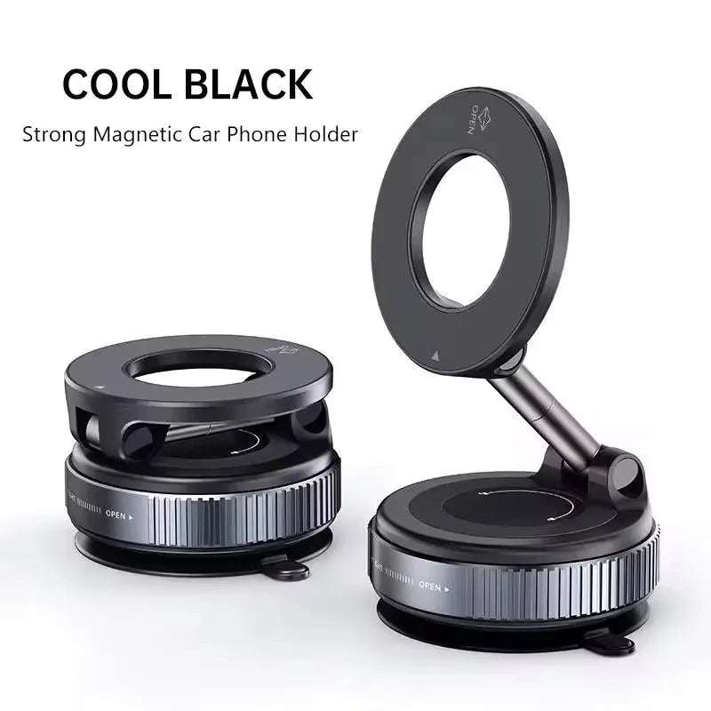 Vacuum Magnet Bracket Foldable Car Navigation Phone Holder