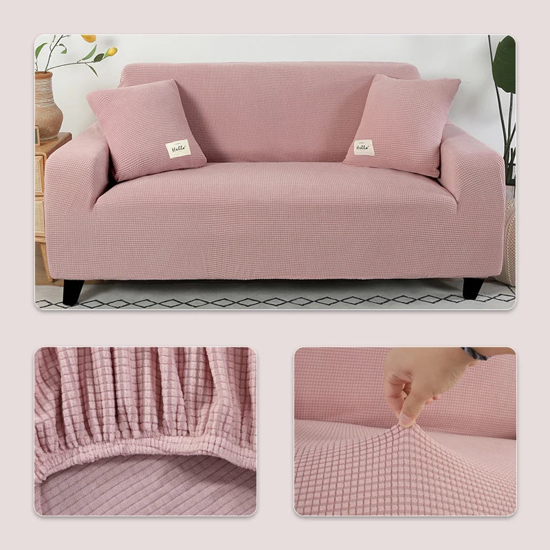 Elastic Jacquard Sofa Cover 1/2/3/4/5 Seater Couch Cover Sofa Covers Versatile Furniture Protection Slipcover For Living Room