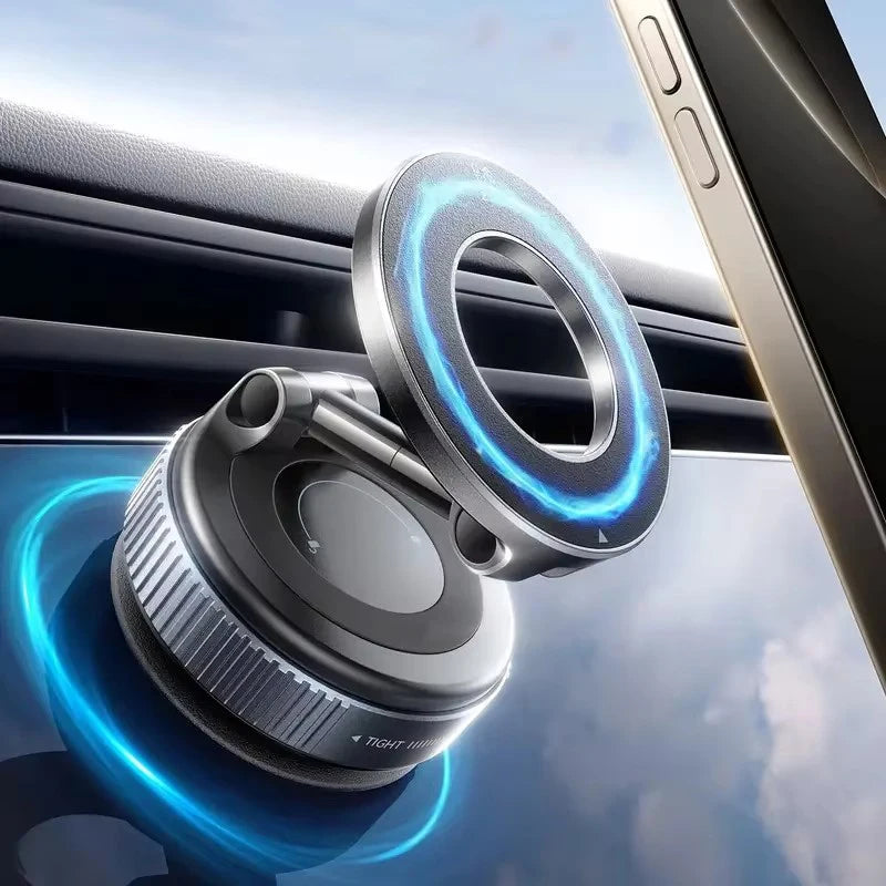 Vacuum Magnet Bracket Foldable Car Navigation Phone Holder