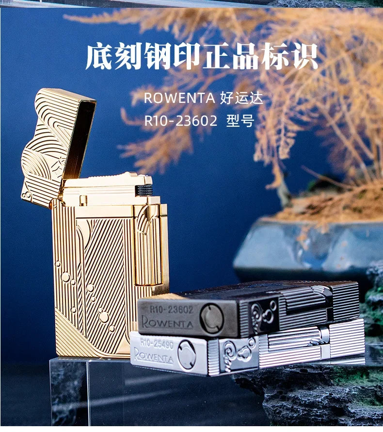 ROWENTA Sanji Same Style Loud Voice Kerosiene Lighter Side Pulley Ignition Fashionable Exquisite Collection Gift Lighters