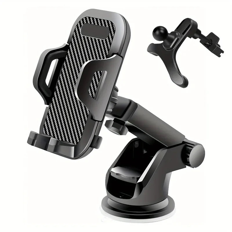 2-in-1 Universal Car Phone Mount for phone 4-6.5 inches