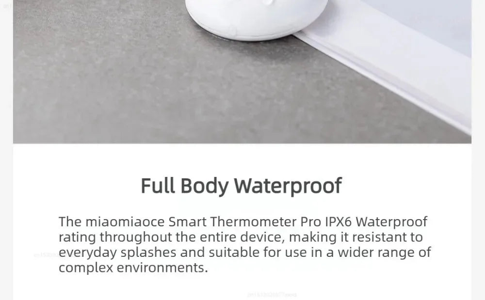 Miaomiaoce Digital Baby Smart Thermometer Accurate Measurement Constant Monitor High Temperature Alarm Smart Home Devices