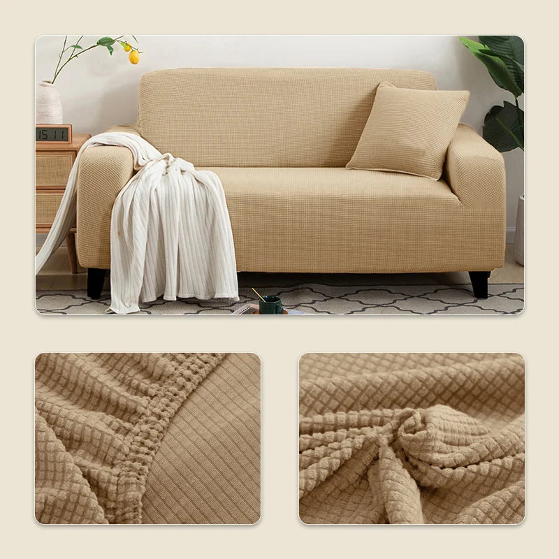 Elastic Jacquard Sofa Cover 1/2/3/4/5 Seater Couch Cover Sofa Covers Versatile Furniture Protection Slipcover For Living Room