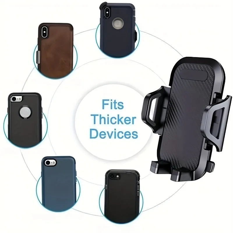 2-in-1 Universal Car Phone Mount for phone 4-6.5 inches