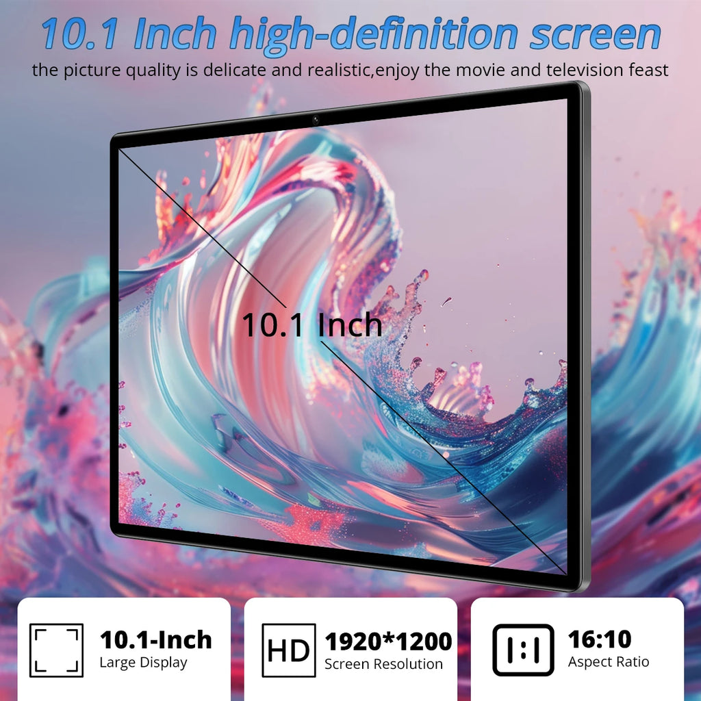 2026 Android Tablets 10.1 Inch Octa Core 6GB RAM