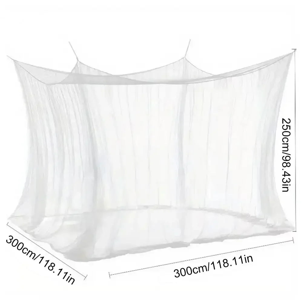Bed Canopy Mosquito Net 4 Corners Mosquito Net for Bed Rectangular Bed Canopy Mesh Outdoor Camping Mosquito Netting for Home