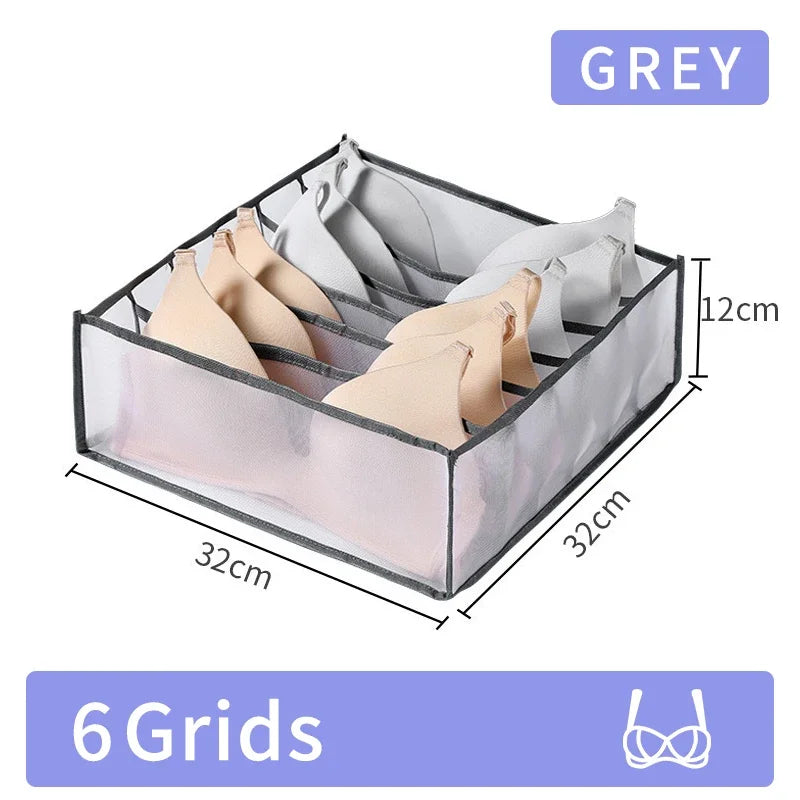 Pants Jeans Storage Box Drawers Organizer for Underwear Bra Socks Wardrobe Clothes Organizer Cabinet T-Shirt Organizers storage