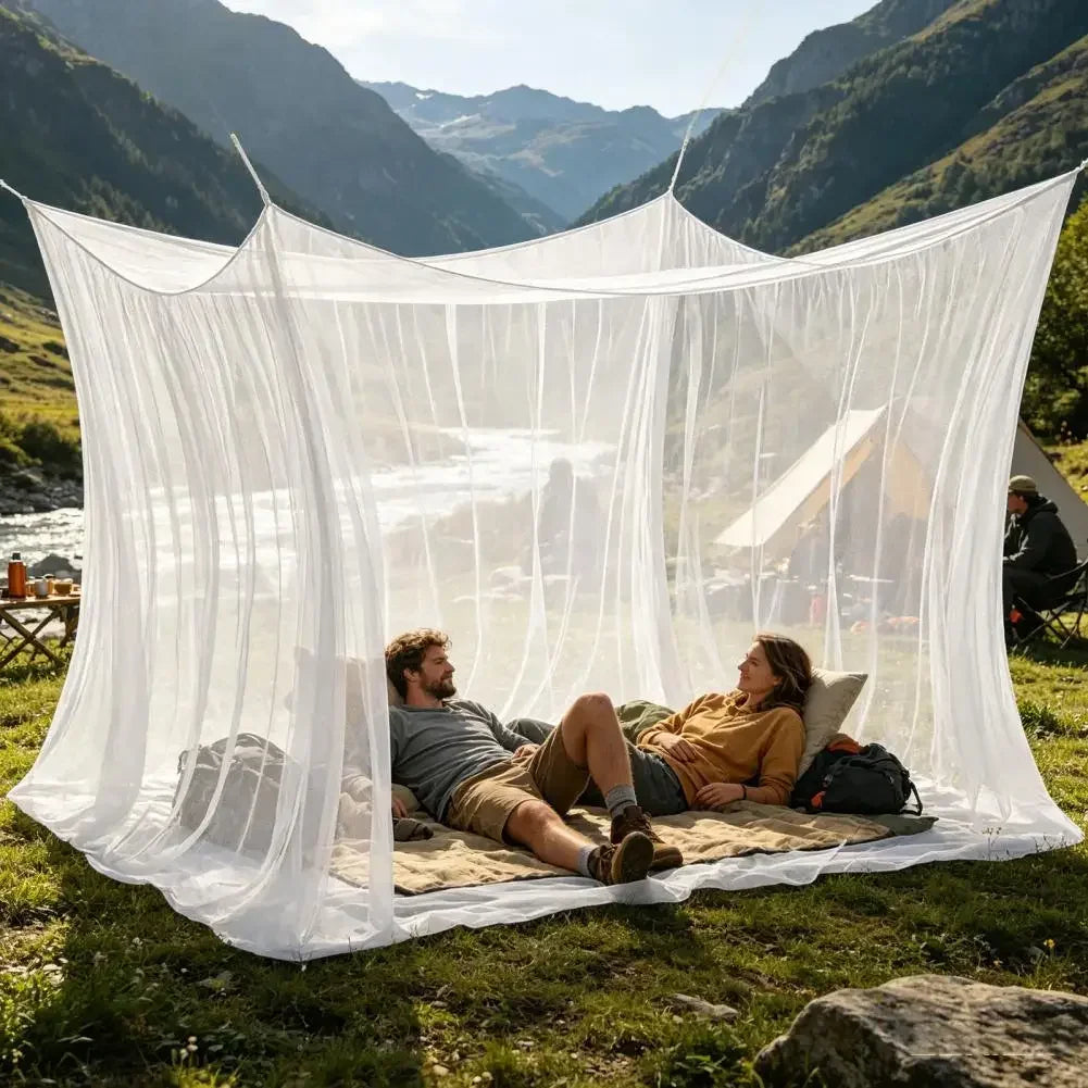 Bed Canopy Mosquito Net 4 Corners Mosquito Net for Bed Rectangular Bed Canopy Mesh Outdoor Camping Mosquito Netting for Home