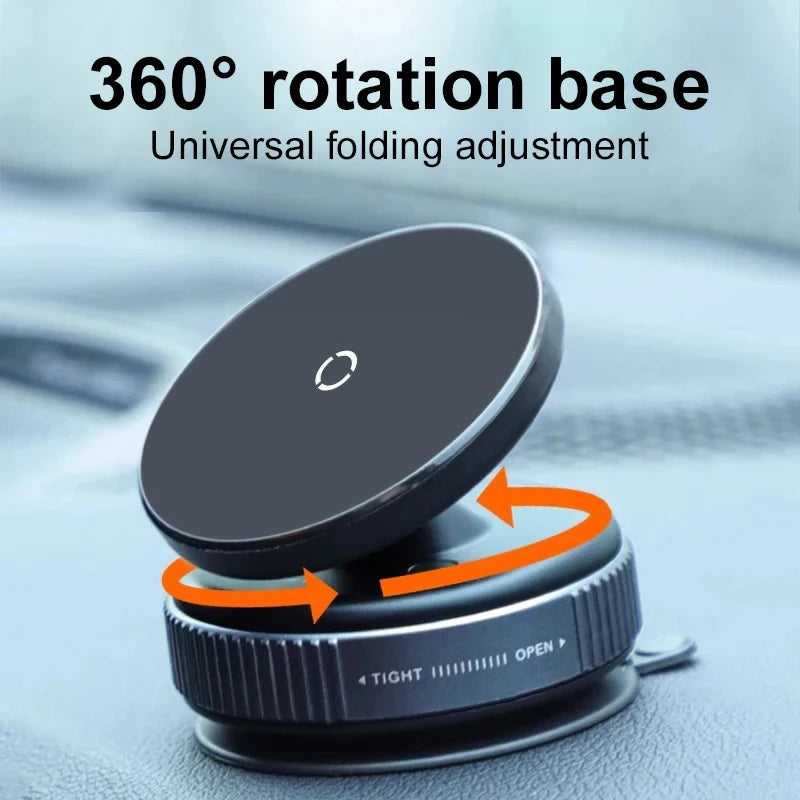 Vacuum Magnet Bracket Foldable Car Navigation Phone Holder