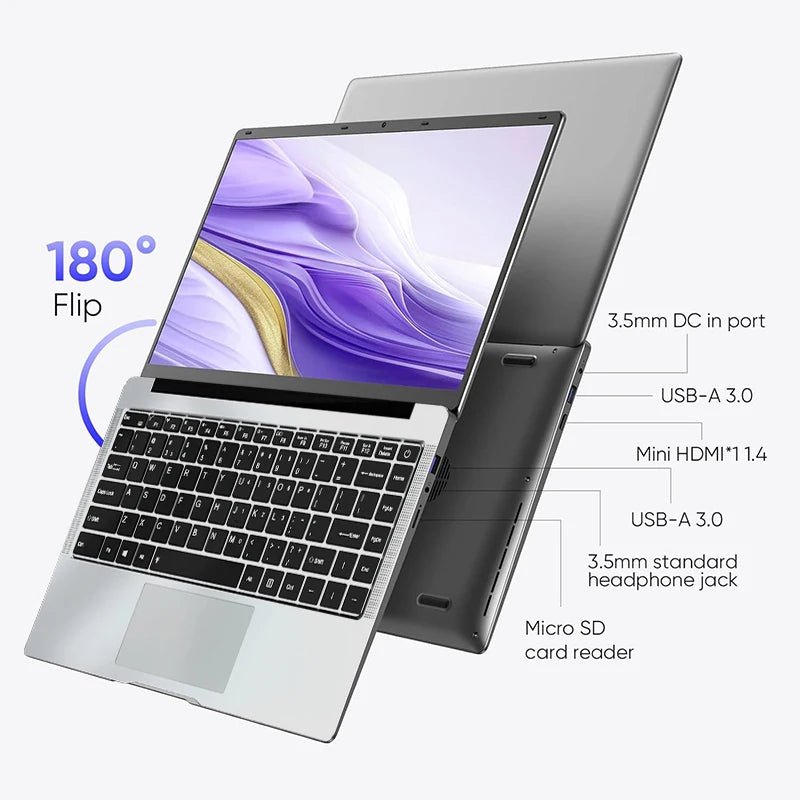 2026 Intel Core i7 9850H Atom A3950 Portable Laptop Computer