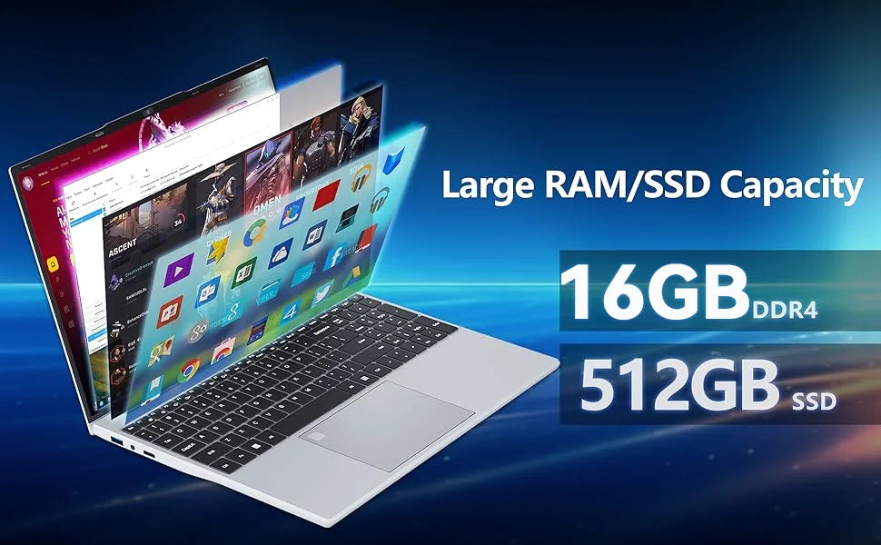 2026 Backlit Fingerprint Unlock Laptop Intel i9