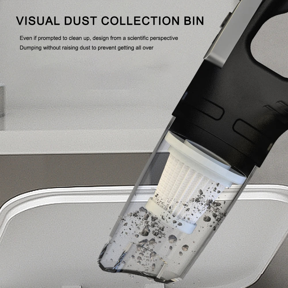 Portable Cordless Car Vacuum USB Recharge Handheld