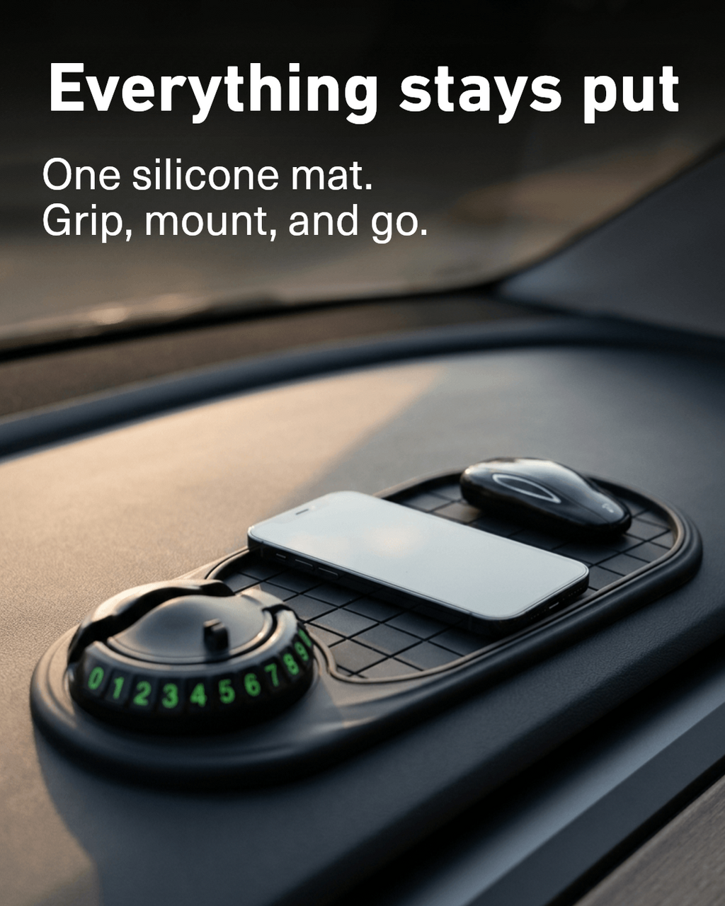MagniFlex 2-in-1 Dashboard Anti-Slip Mat Phone Mount
