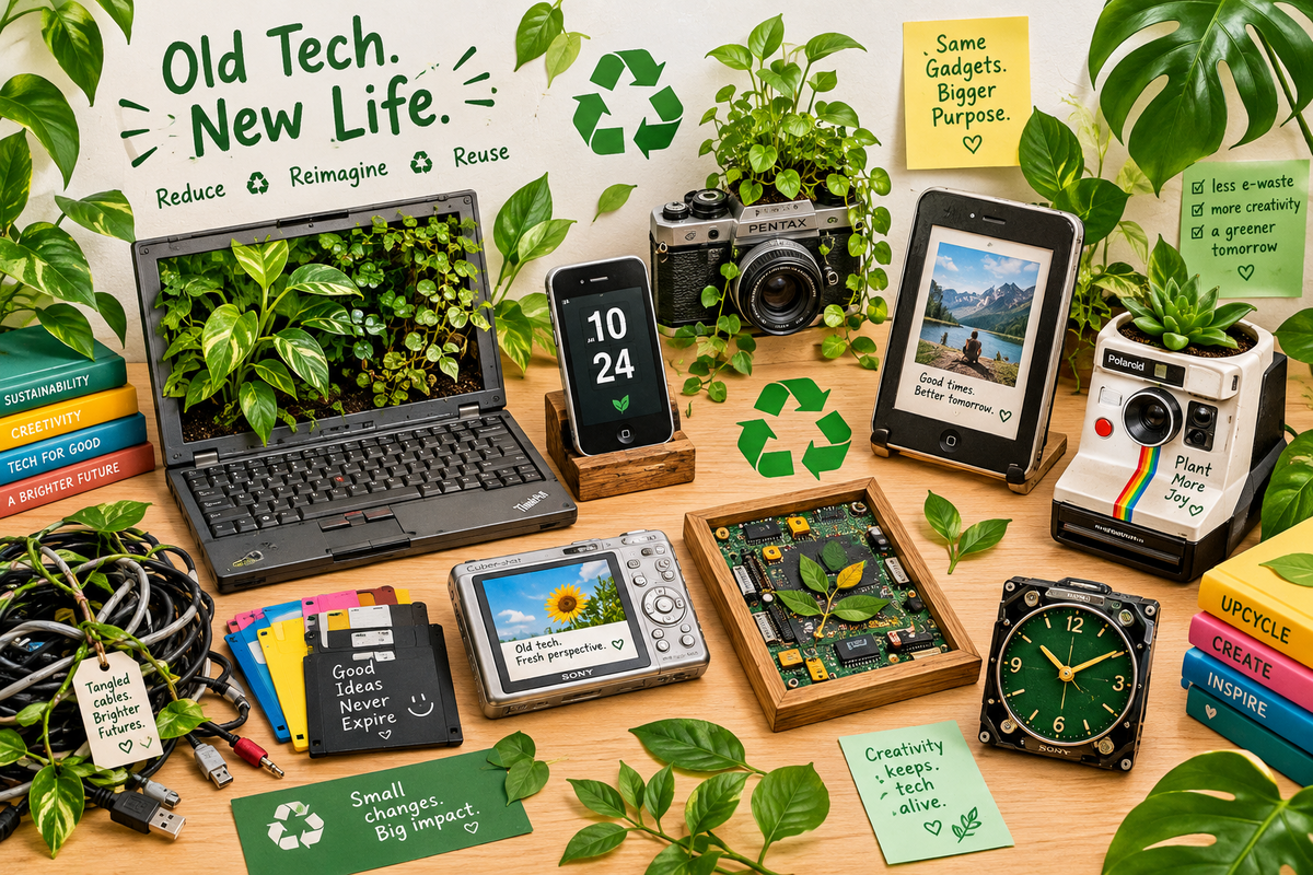 ♻️ Creative Ways to Use Your Old Tech