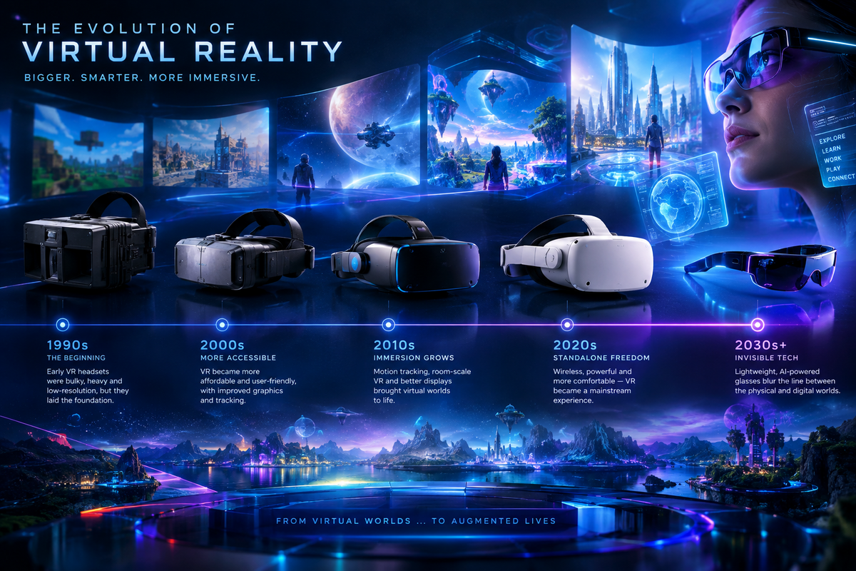 The Evolution of Virtual Reality Gadgets