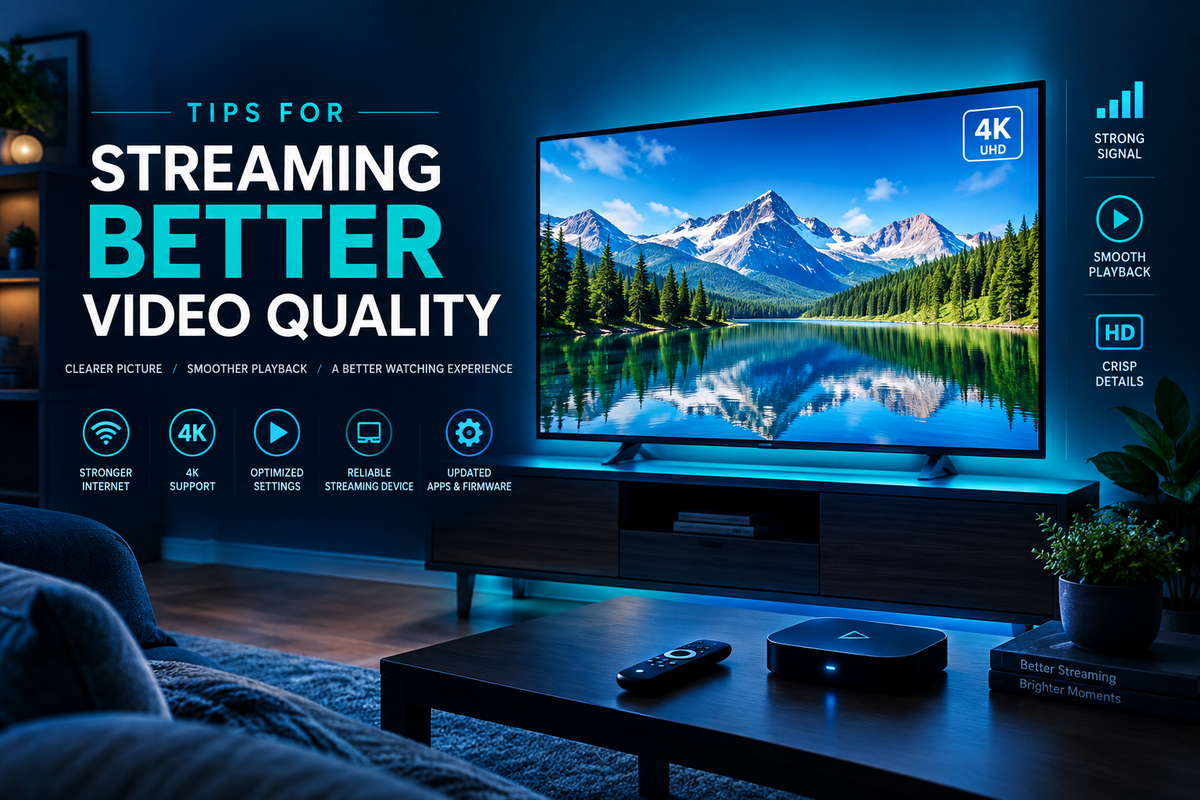 📺 Tips for Streaming Better Video Quality