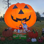 Giant 10Ft Halloween Inflatables Pumpkin Decorations with Waterproof Air Blower And LED Lights for Outdoor Yard Decorations