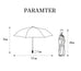 Parachase Automatic Umbrella Men 120cm Large Folding Umbrella Windproof Strong Wooden Handle Big Golf Luxury Umbrella 8K
