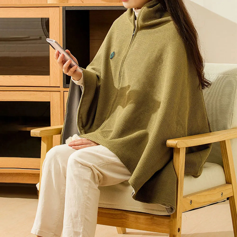 PlushWarm Wearable USB Electric Heated Blanket