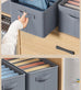 Thickened Pants Storage Box Foldable 9/7/6 Grids Organizer for Jeans Sweatshirt Shirt Wardrobe Organizers of Cabinets and Drawer