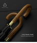 New Wooden Long Handle Luxury Umbrella Men Women, Outdoor 8 Bones Big Golf Rain Umbrella Windproof Strong, 120cm Diameter