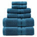 Luxury 6 Piece Towel Set, 2 Bath Towels 2 Hand Towel 2 Washcloths, 600 GSM 100% Cotton Turkish Towels for Bathroom, White Towel Sets
