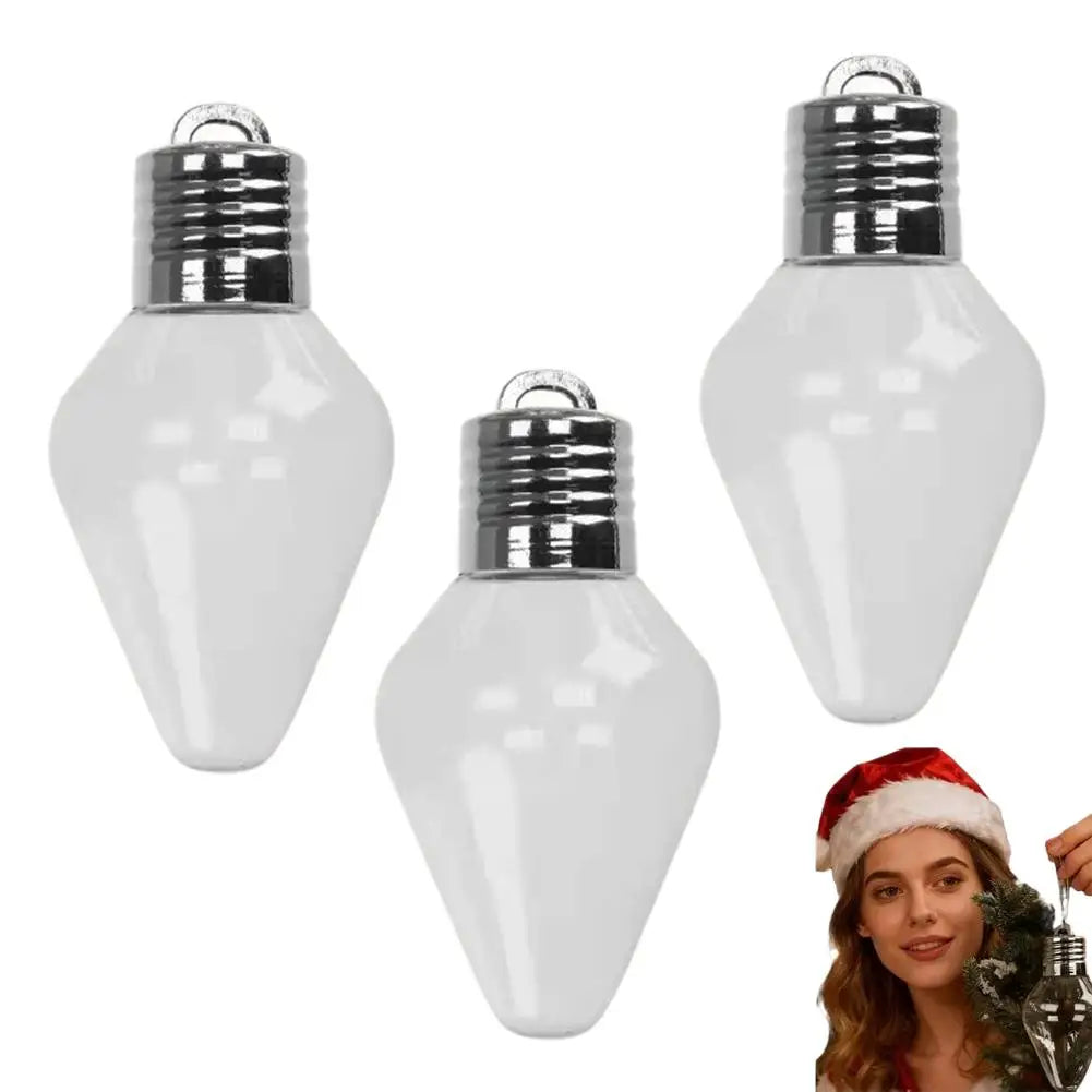 JarBell Festive Bulb-Shaped Christmas Jars