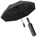 Automatic Black Glue Folding Rain Umbrella Reinforcement And Thickening For Sun And Rain Protection Umbrella