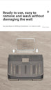 Wall Mounted Soap Drain Box No Punching Household Bathroom Soap Holder Simple With Hook, No Water Accumulation Soap Box