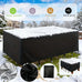 Outdoor Chair Cover & Sofa Table Cover, Garden Furniture Protection from Rain, Snow, Dust