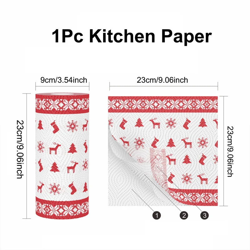 Merry Carousel Co. Toilet Roll Paper Merry Christmas