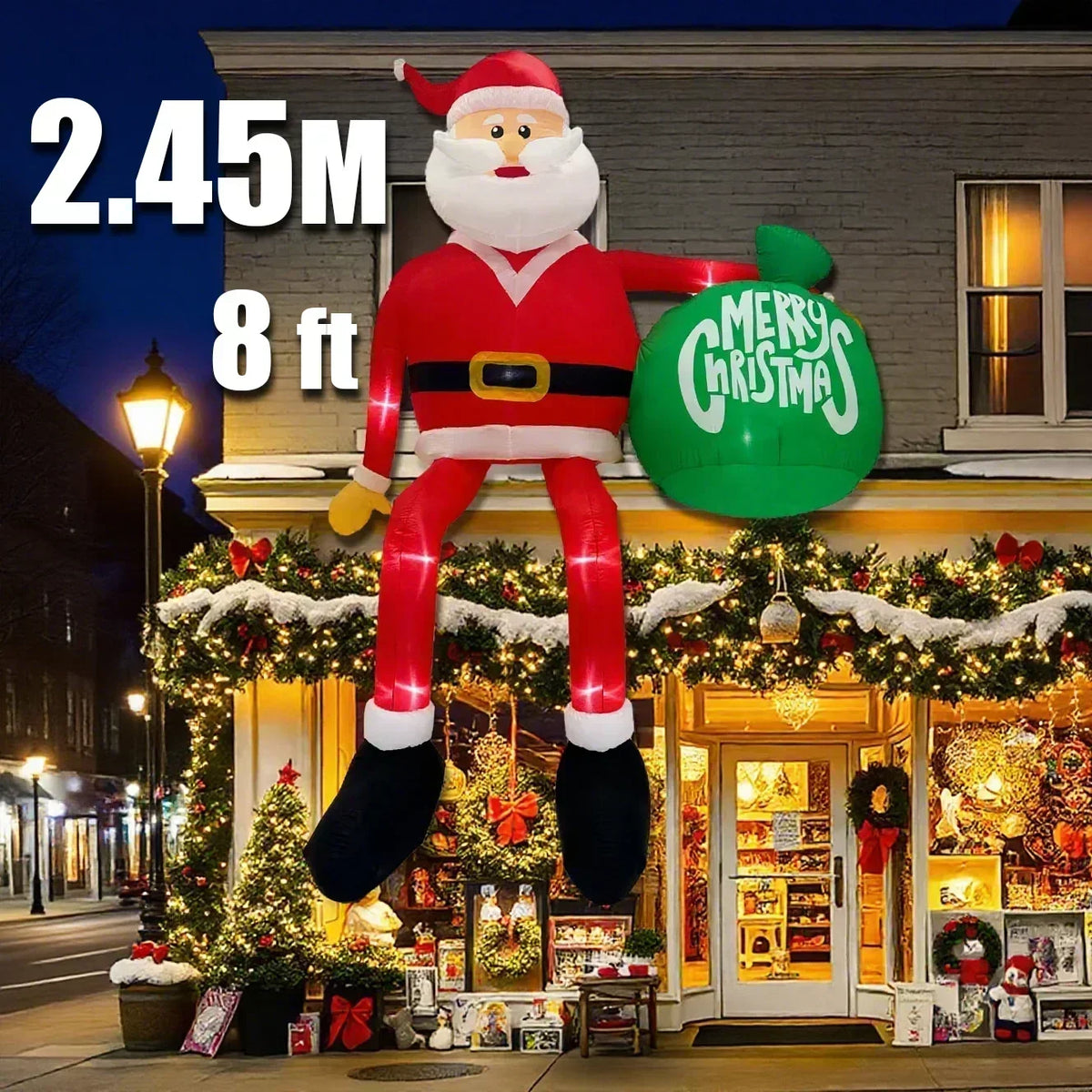 GardenGlow  5FT Santa Claus