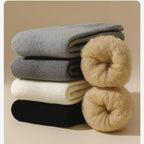 Men's Fleece-Lined Thermal Socks – Cashmere-Feel Winter Boot Socks for Cold Weather