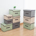 Fold Non Woven Fabric Storage Box Gray Home Supplies Clothing Underwear Sock And Kid Toy Storage Organizer Cosmetics