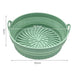 Foldable Air Fryer Silicone Liners Reusable Silicone Air Fryer Basket Food Safe Non Stick Air-Fryer Bakewa Kitchen Accessorie
