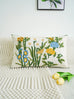 Exquisite Garden Floral Embroidered Cushion Cover Without Core For Various Room